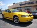 2004 Screaming Yellow Ford Mustang Mach 1 Coupe  photo #23