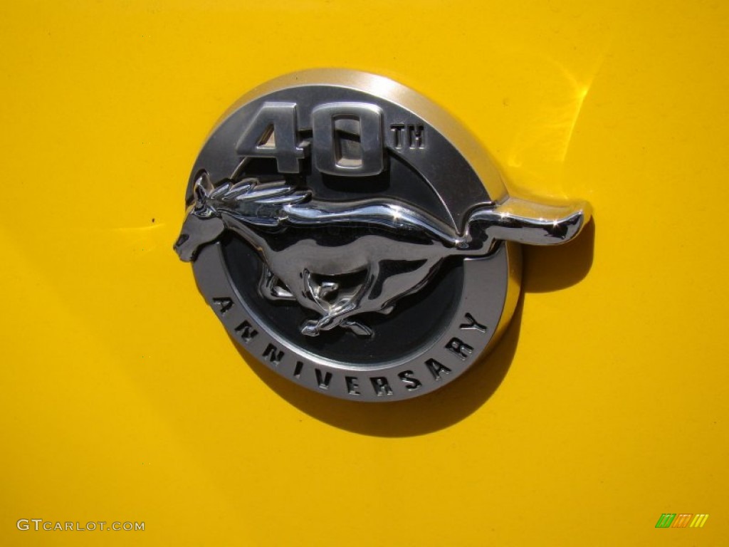 2004 Mustang Mach 1 Coupe - Screaming Yellow / Dark Charcoal photo #27