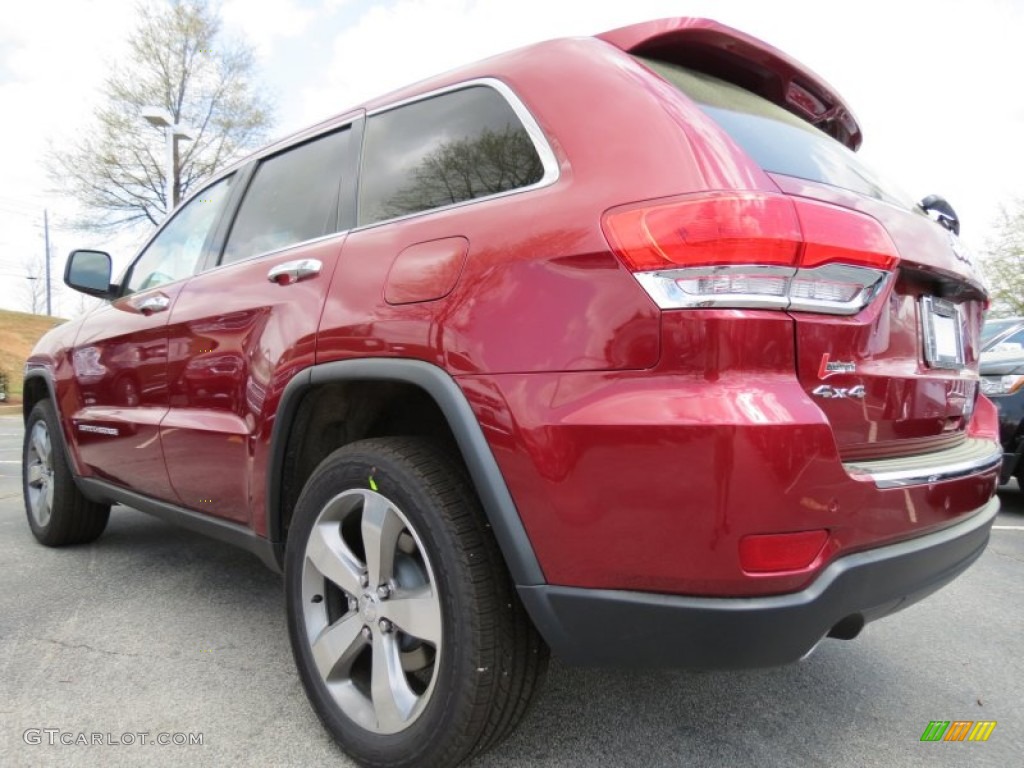 2014 Grand Cherokee Limited 4x4 - Deep Cherry Red Crystal Pearl / New Zealand Black/Light Frost photo #2