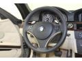 2007 BMW 3 Series Cream Beige Interior Steering Wheel Photo