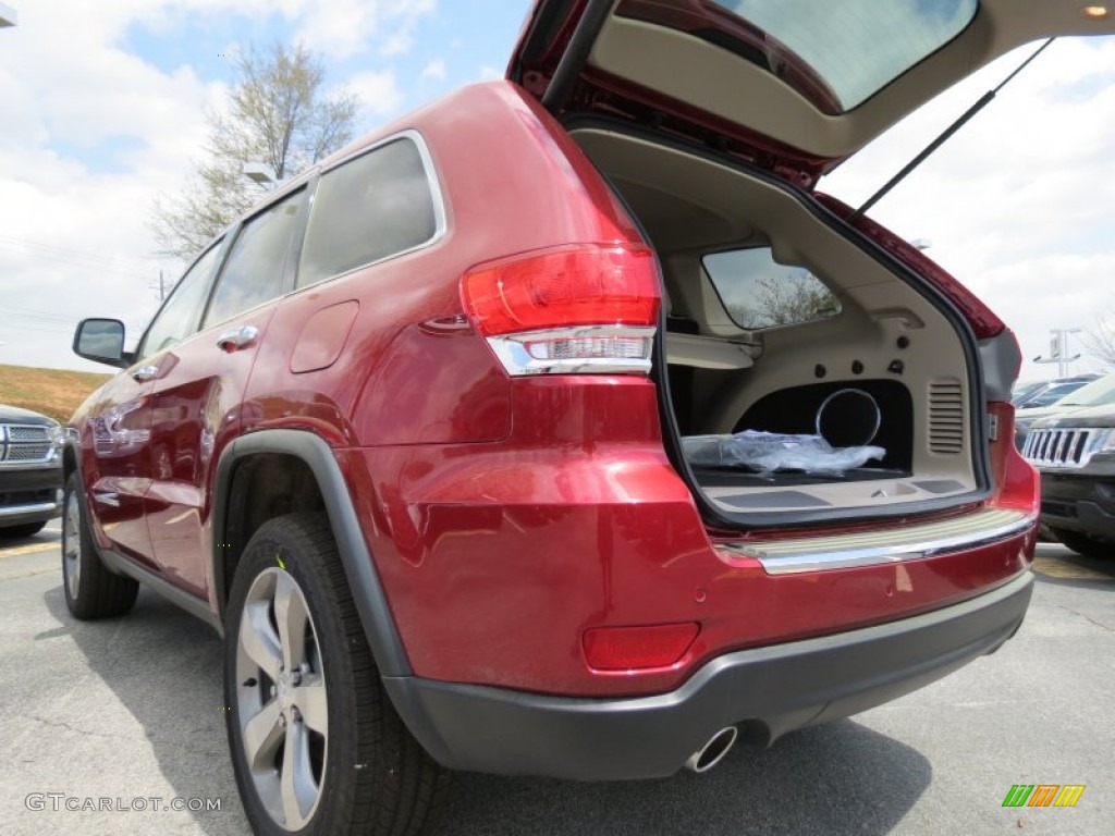 2014 Grand Cherokee Limited 4x4 - Deep Cherry Red Crystal Pearl / New Zealand Black/Light Frost photo #10