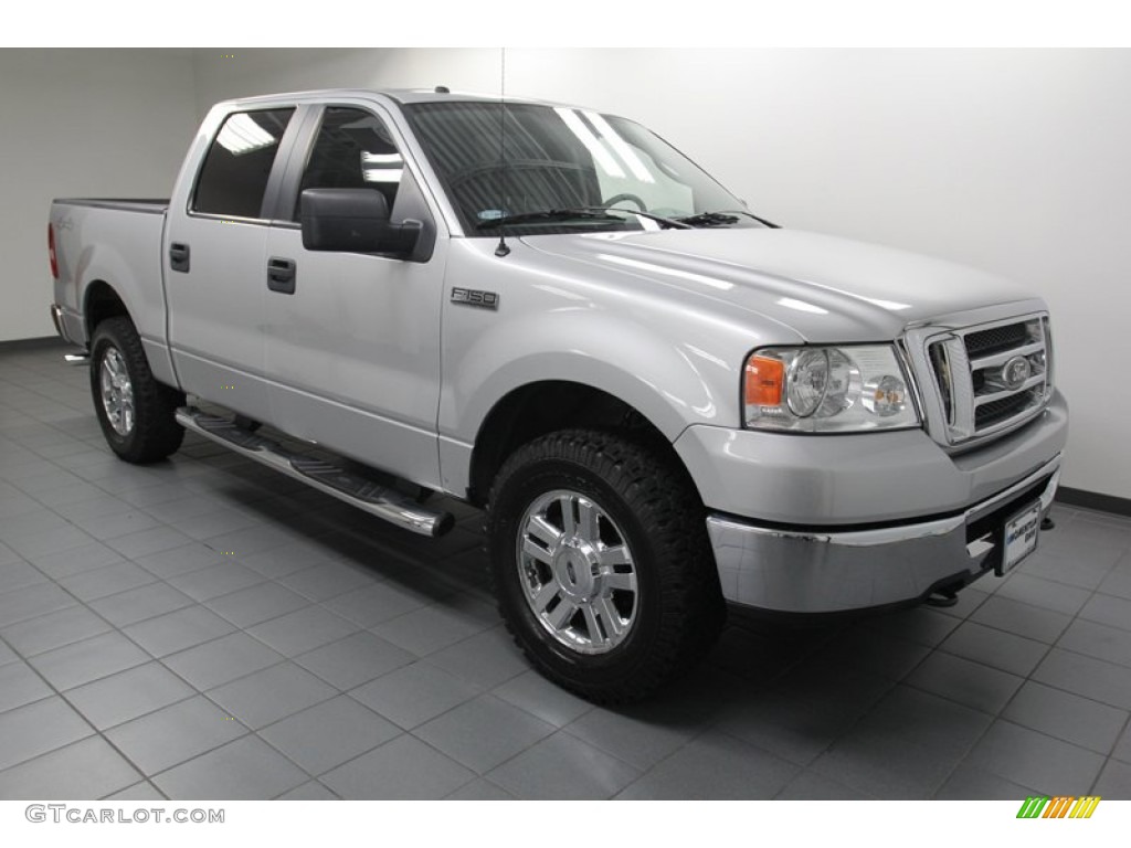 Silver Metallic 2007 Ford F150 XLT SuperCrew 4x4 Exterior Photo #79509236