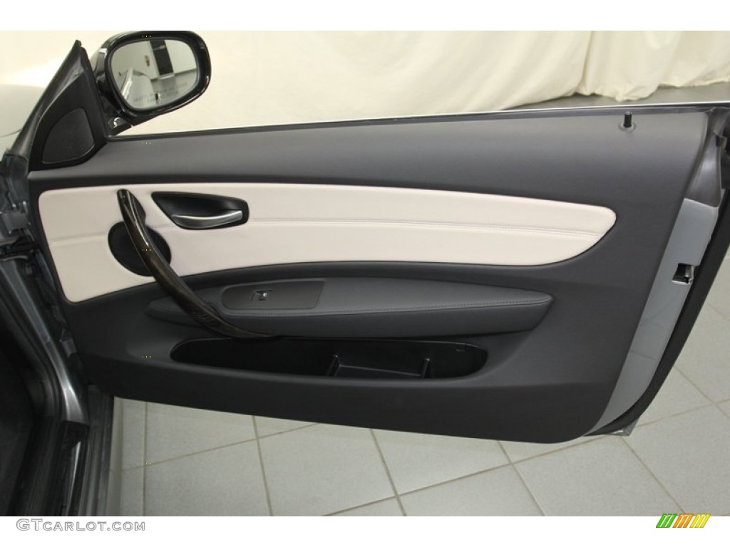 2012 BMW 1 Series 128i Coupe Savanna Beige Door Panel Photo #79510336