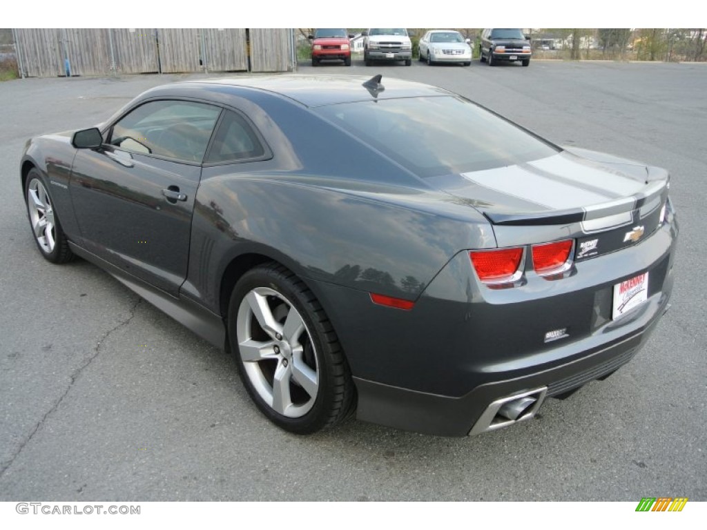 2011 Camaro SS Coupe - Cyber Gray Metallic / Black photo #4