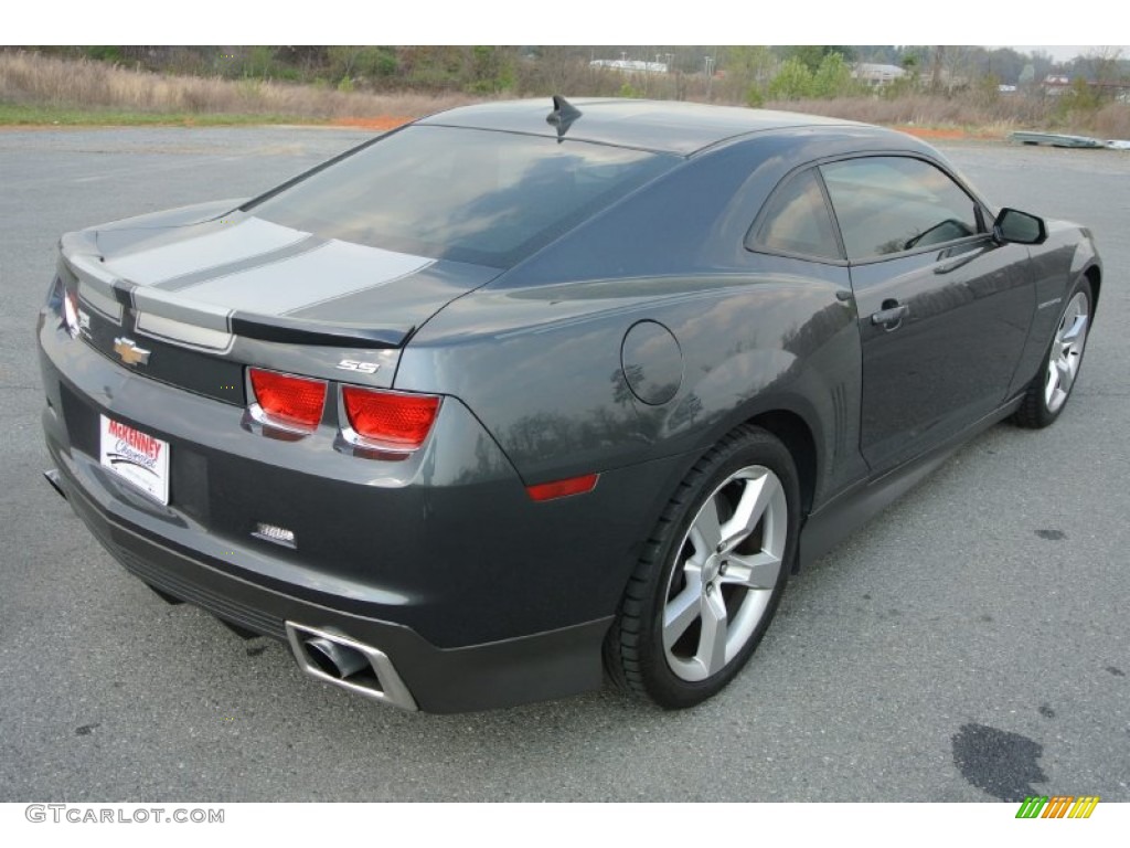 2011 Camaro SS Coupe - Cyber Gray Metallic / Black photo #5