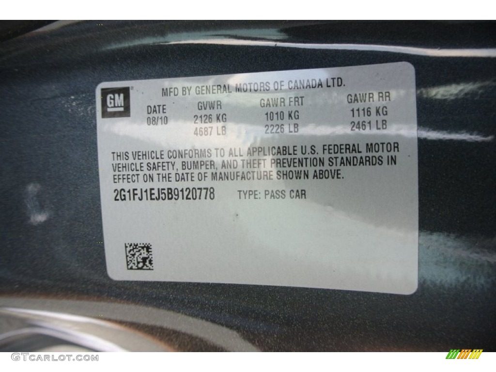 2011 Camaro SS Coupe - Cyber Gray Metallic / Black photo #7