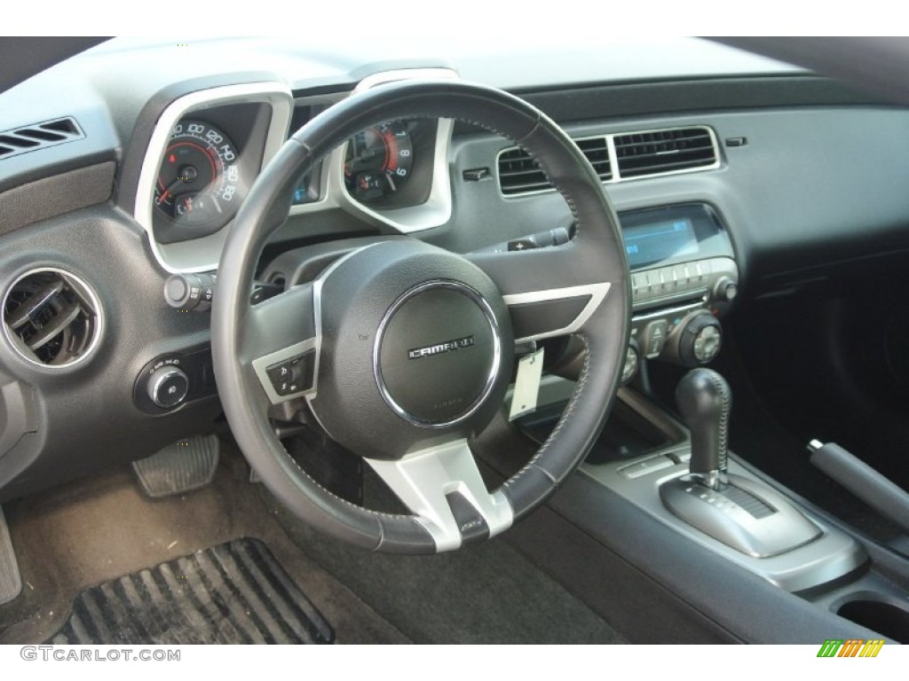 2011 Camaro SS Coupe - Cyber Gray Metallic / Black photo #24