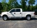 2007 White Sand Tri-Coat Ford F150 Lariat SuperCrew 4x4  photo #6