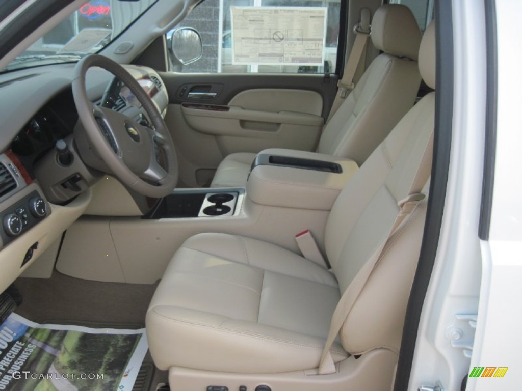 Light Cashmere/Dark Cashmere Interior 2013 Chevrolet Silverado 1500 LTZ Crew Cab 4x4 Photo #79513895
