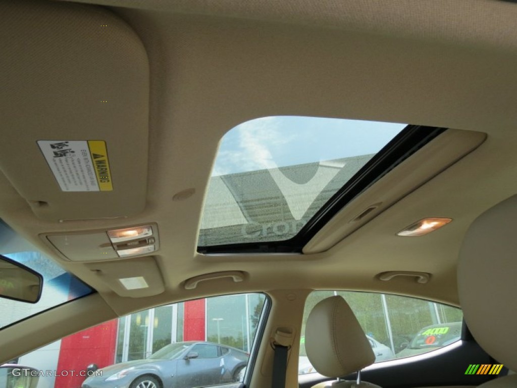 2011 Elantra Limited - Pearl White / Beige photo #11