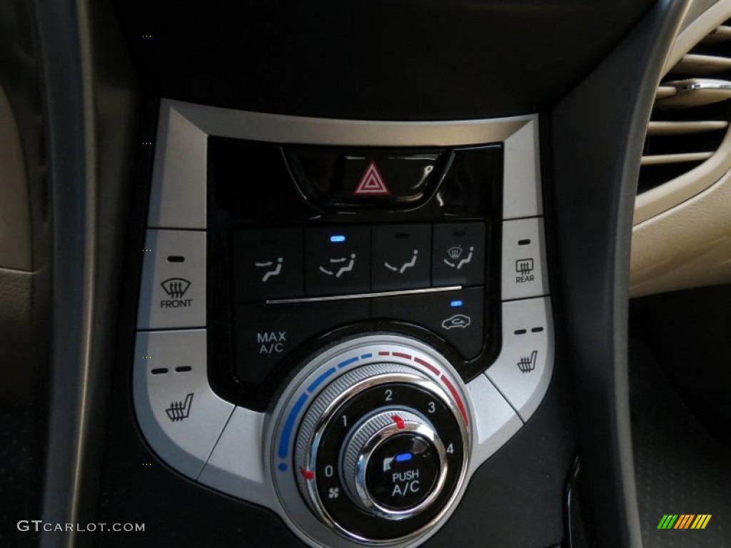 2011 Elantra Limited - Pearl White / Beige photo #22