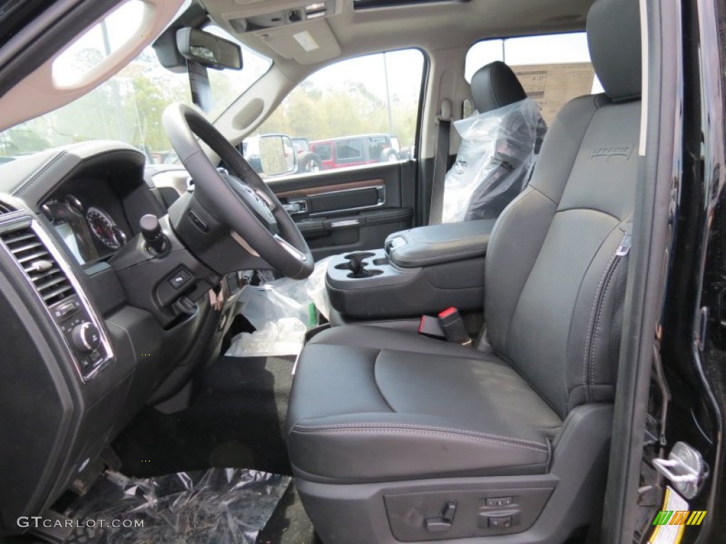 Black Interior 2013 Ram 2500 Laramie Crew Cab 4x4 Photo #79515787