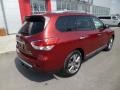 2013 Cayenne Red Nissan Pathfinder Platinum 4x4  photo #7