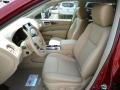 Almond 2013 Nissan Pathfinder Platinum 4x4 Interior Color