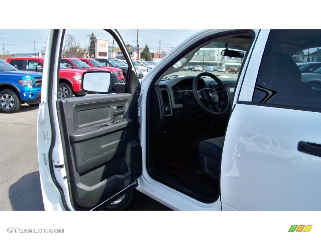 2012 Ram 1500 ST Quad Cab 4x4 - Bright White / Dark Slate Gray/Medium Graystone photo #11