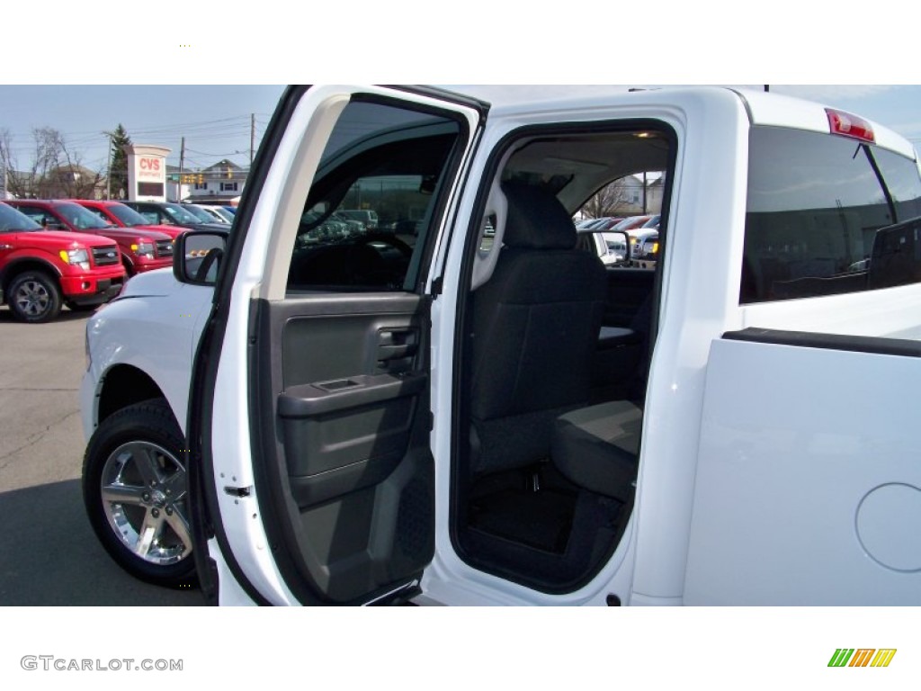 2012 Ram 1500 ST Quad Cab 4x4 - Bright White / Dark Slate Gray/Medium Graystone photo #14