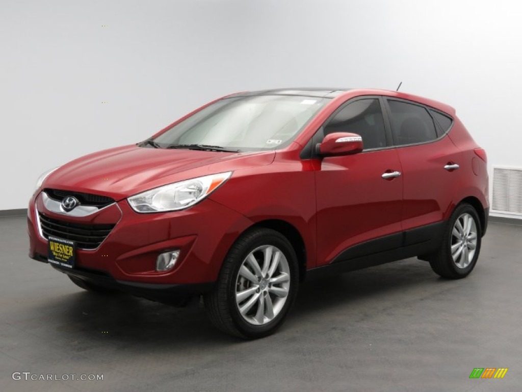 2012 Tucson Limited - Garnet Red / Taupe photo #1