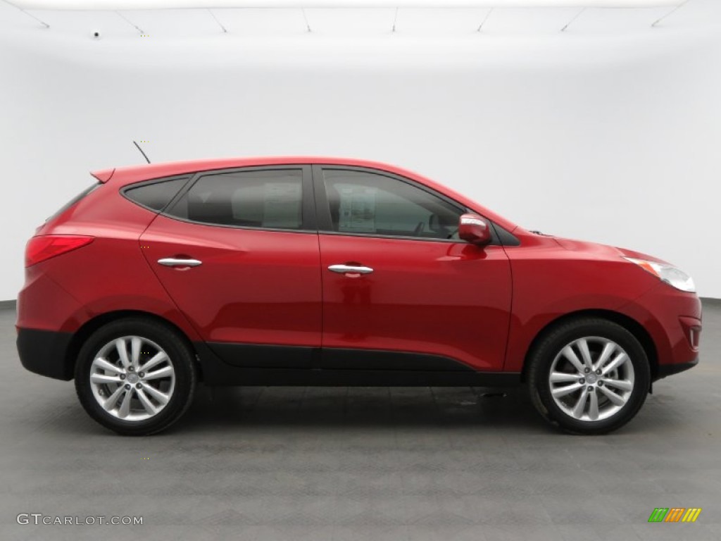 Garnet Red 2012 Hyundai Tucson Limited Exterior Photo #79517492