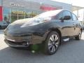 2013 Super Black Nissan LEAF SL  photo #1