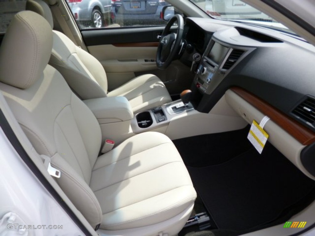 Warm Ivory Leather Interior 2013 Subaru Outback 2.5i Limited Photo #79518541