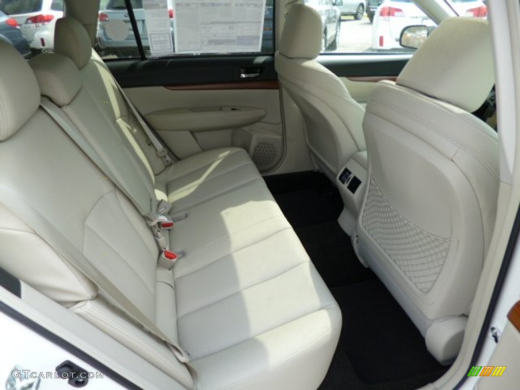 Warm Ivory Leather Interior 2013 Subaru Outback 2.5i Limited Photo #79518580