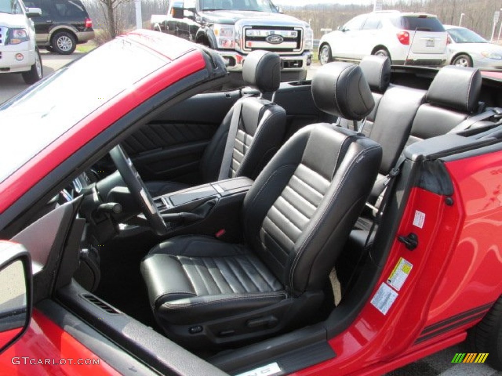 2013 Mustang V6 Premium Convertible - Race Red / Charcoal Black photo #13