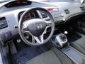 Black 2008 Honda Civic Si Sedan Interior Color