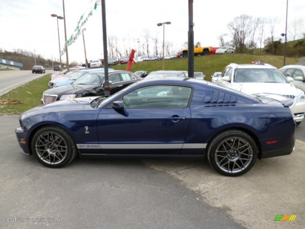 Kona Blue Metallic 2012 Ford Mustang Shelby GT500 SVT Performance Package Coupe Exterior Photo #79519698