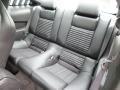 2012 Ford Mustang Charcoal Black/Black Recaro Sport Seats Interior Rear Seat Photo