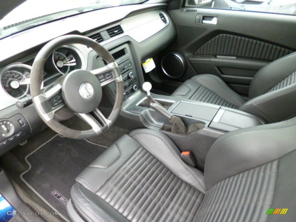 Charcoal Black/Black Recaro Sport Seats Interior 2012 Ford Mustang Shelby GT500 SVT Performance Package Coupe Photo #79519882