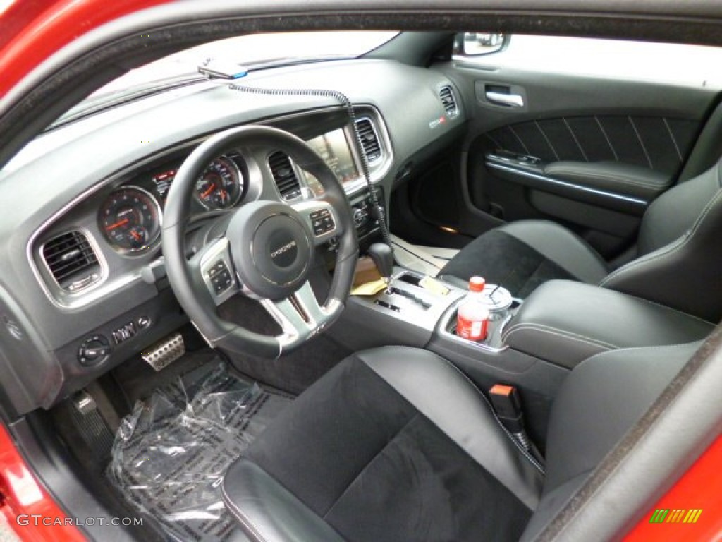 Black Interior 2012 Dodge Charger SRT8 Photo #79520737