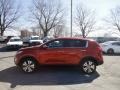 2013 Techno Orange Kia Sportage EX AWD  photo #4