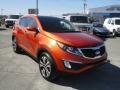 2013 Techno Orange Kia Sportage EX AWD  photo #14