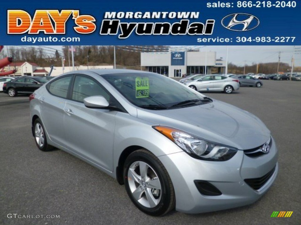 2013 Elantra GLS - Silver / Gray photo #1