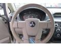2006 Mitsubishi Endeavor Sand Blast Beige Interior Steering Wheel Photo