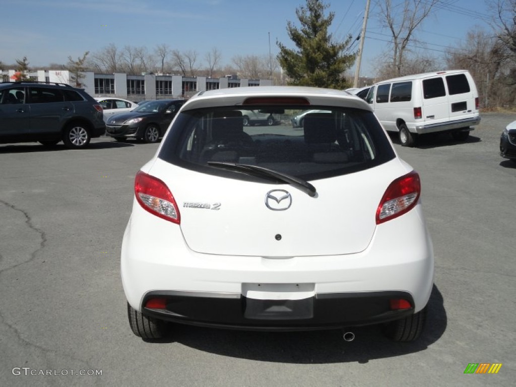2011 MAZDA2 Touring - Crystal White Pearl / Black photo #5