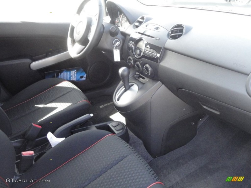2011 MAZDA2 Touring - Crystal White Pearl / Black photo #19