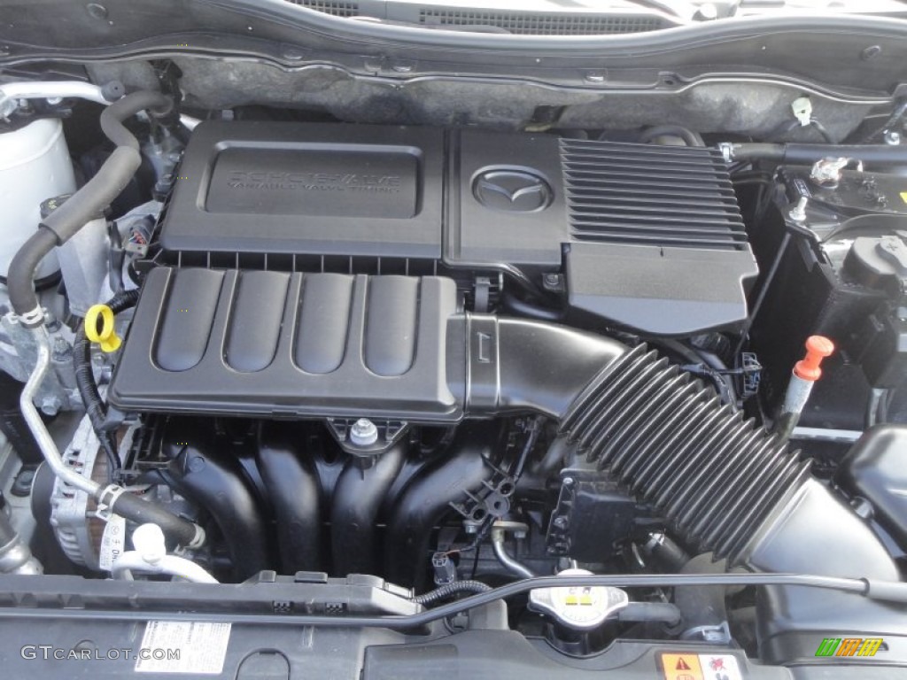 2011 MAZDA2 Touring - Crystal White Pearl / Black photo #20
