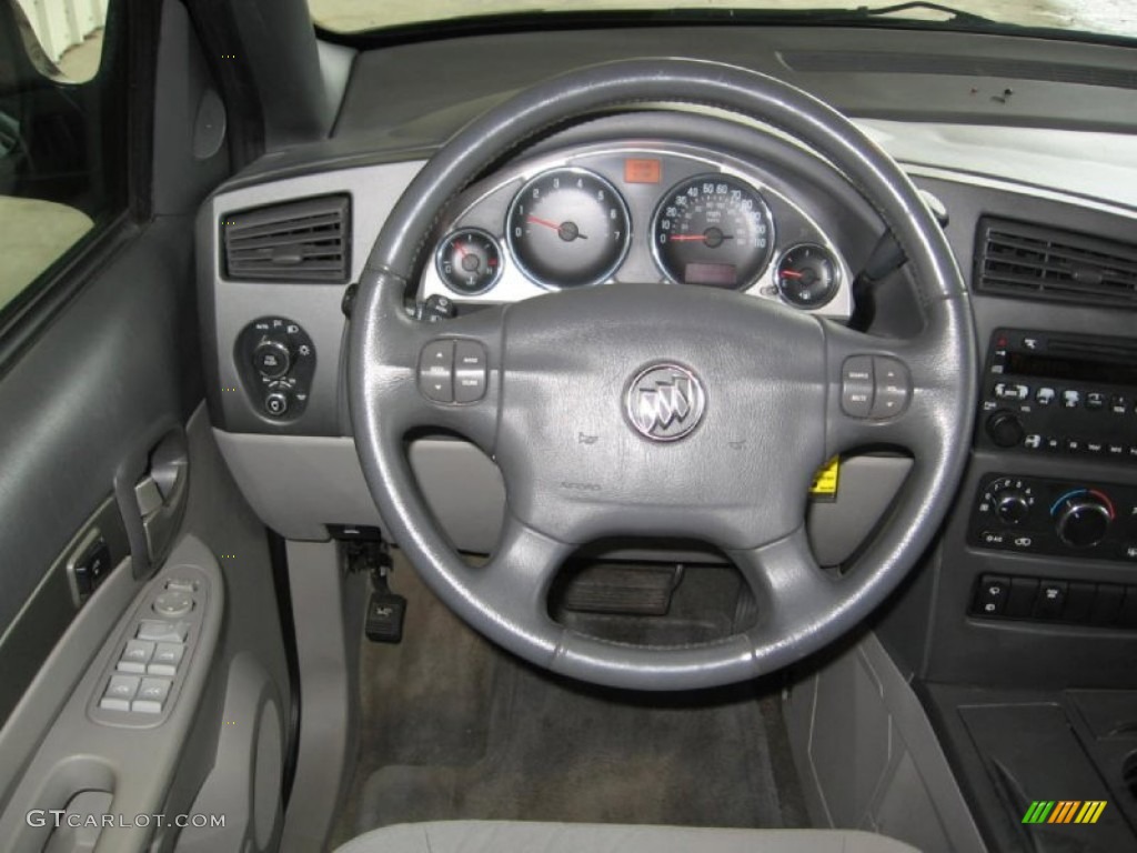 2006 Buick Rendezvous CX Gray Steering Wheel Photo #79523116