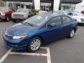 Dyno Blue Pearl - Civic EX-L Sedan Photo No. 2