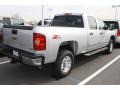 2010 Sheer Silver Metallic Chevrolet Silverado 2500HD LT Crew Cab 4x4  photo #2