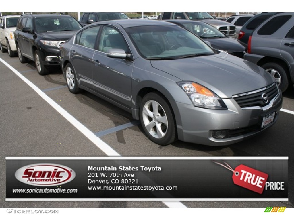 2008 Altima 3.5 SE - Precision Gray Metallic / Charcoal photo #1