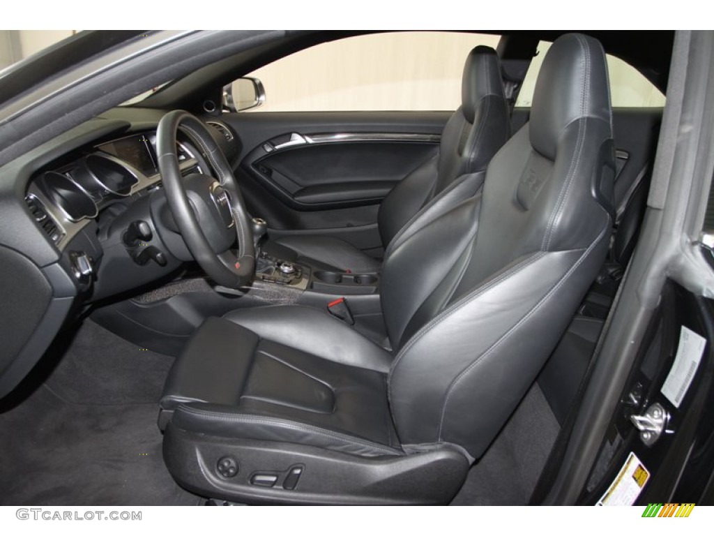 Black Silk Nappa Leather Interior 2011 Audi S5 4.2 FSI quattro Coupe Photo #79526312