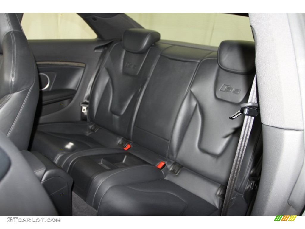 Black Silk Nappa Leather Interior 2011 Audi S5 4.2 FSI quattro Coupe Photo #79526359