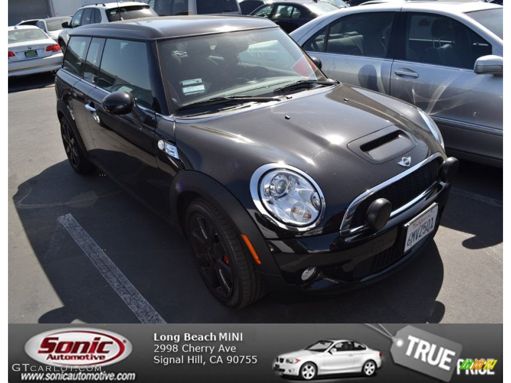 2009 Cooper John Cooper Works Clubman - Midnight Black / Black/Rooster Red photo #1
