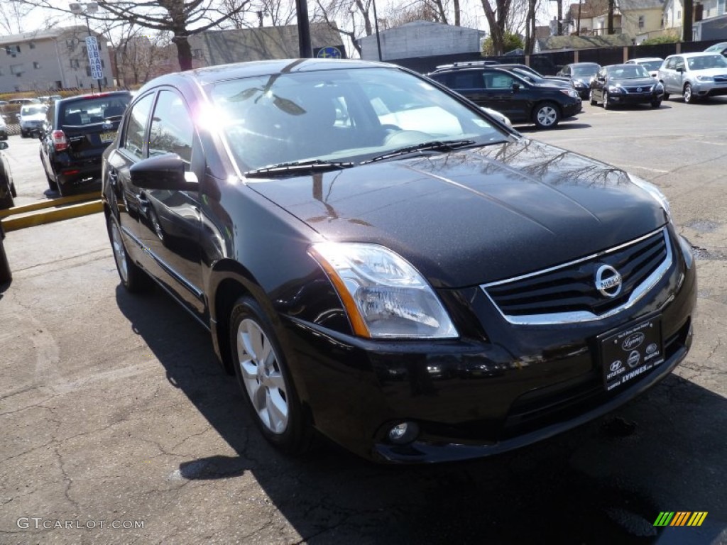 2010 Sentra 2.0 SL - Espresso Black Metallic / Charcoal photo #1