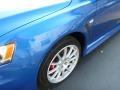 2011 Octane Blue Pearl Mitsubishi Lancer Evolution GSR  photo #8