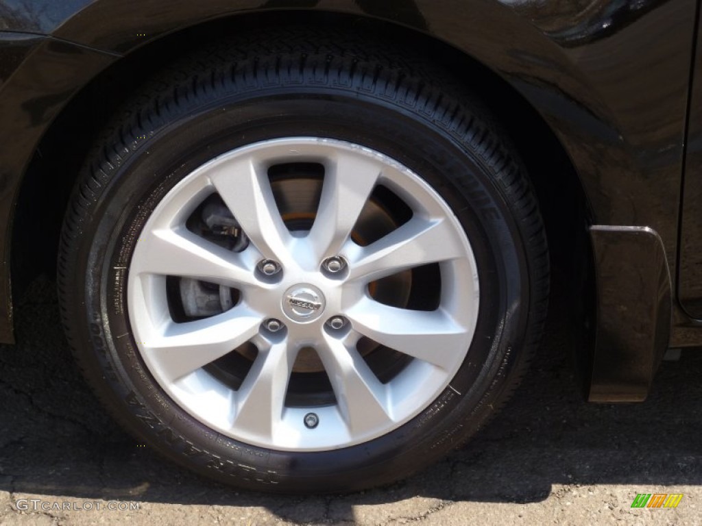 2010 Sentra 2.0 SL - Espresso Black Metallic / Charcoal photo #5