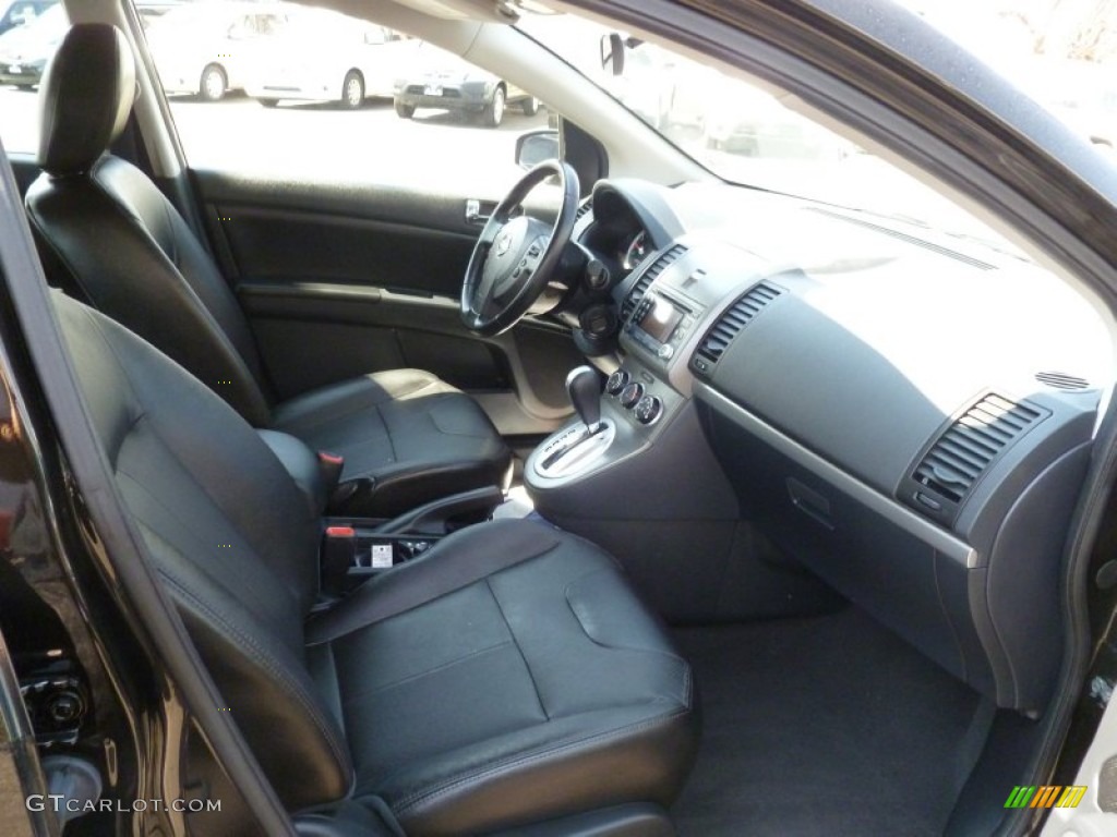 2010 Sentra 2.0 SL - Espresso Black Metallic / Charcoal photo #14
