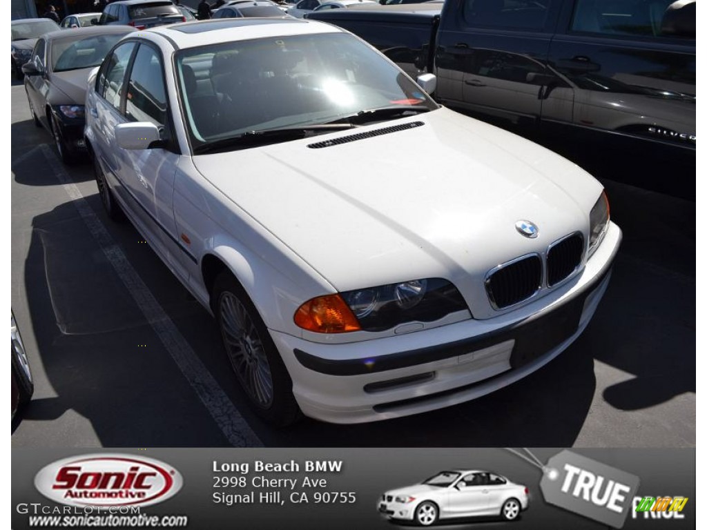 2001 3 Series 325xi Sedan - Alpine White / Black photo #1